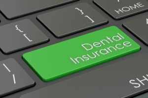 keyboard with dental insurance key
